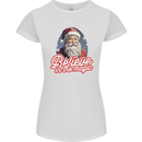 Santa Believe in the Magic Christmas Xmas Womens Petite Cut T-Shirt White