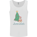Santa Bunny Rabbit Christmas Xmas Mens Vest Tank Top White