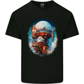 Santa Claus Lapland Sleigh Kids T-Shirt Childrens Black