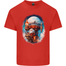 Santa Claus Lapland Sleigh Kids T-Shirt Childrens Red