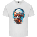 Santa Claus Lapland Sleigh Kids T-Shirt Childrens White