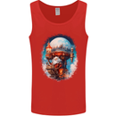 Santa Claus Lapland Sleigh Mens Vest Tank Top Red