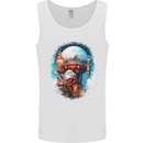 Santa Claus Lapland Sleigh Mens Vest Tank Top White
