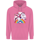 Santa Claus Riding a Unicorn Christmas Xmas Childrens Kids Hoodie Azalea