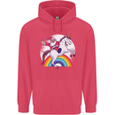 Santa Claus Riding a Unicorn Christmas Xmas Childrens Kids Hoodie Heliconia