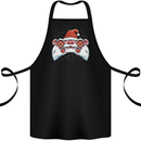 Santa Controller Video Games Gaming Joypad Xmas Cotton Apron 100% Organic Black