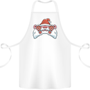 Santa Controller Video Games Gaming Joypad Xmas Cotton Apron 100% Organic White