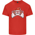 Santa Controller Video Games Gaming Joypad Xmas Kids T-Shirt Childrens Red