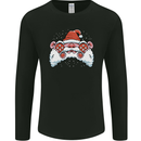 Santa Controller Video Games Gaming Joypad Xmas Mens Long Sleeve T-Shirt Black