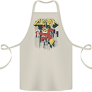 Santa Monster Japanese Christmas Xmas Cotton Apron 100% Organic Natural