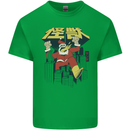 Santa Monster Japanese Christmas Xmas Kids T-Shirt Childrens Irish Green