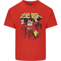 Santa Monster Japanese Christmas Xmas Kids T-Shirt Childrens Red
