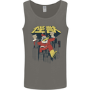 Santa Monster Japanese Christmas Xmas Mens Vest Tank Top Charcoal
