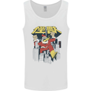 Santa Monster Japanese Christmas Xmas Mens Vest Tank Top White