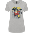 Santa Monster Japanese Christmas Xmas Womens Wider Cut T-Shirt Sports Grey