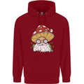 Santa Mushroom Christmas Mycology Foraging Xmas Childrens Kids Hoodie Red