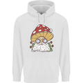 Santa Mushroom Christmas Mycology Foraging Xmas Childrens Kids Hoodie White