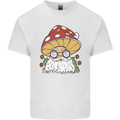 Santa Mushroom Christmas Mycology Foraging Xmas Kids T-Shirt Childrens White