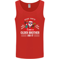 Santa My Older Brother Funny Christmas Xmas Mens Vest Tank Top Red