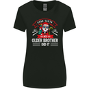 Santa My Older Brother Funny Christmas Xmas Womens Wider Cut T-Shirt Black