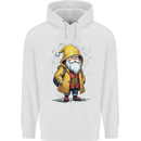 Santa Raincoat Christmas Rainy Season Santa Childrens Kids Hoodie White