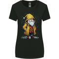 Santa Raincoat Christmas Rainy Season Santa Womens Wider Cut T-Shirt Black