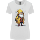 Santa Raincoat Christmas Rainy Season Santa Womens Wider Cut T-Shirt White