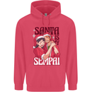 Santa is My Sempai Funny Anime Christmas Xmas Childrens Kids Hoodie Heliconia