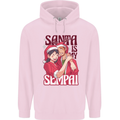 Santa is My Sempai Funny Anime Christmas Xmas Childrens Kids Hoodie Light Pink