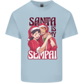 Santa is My Sempai Funny Anime Christmas Xmas Kids T-Shirt Childrens Light Blue