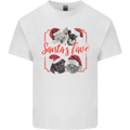 Santa's Fave Cats and Dogs Christmas Xmas Kids T-Shirt Childrens White
