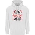 Santa's Fave Cats and Dogs Christmas Xmas Mens 80% Cotton Hoodie White