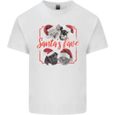 Santa's Fave Cats and Dogs Christmas Xmas Mens Cotton T-Shirt Tee Top White