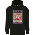 Santa's Favourite HO Funny Hippy Trippy Christmas Childrens Kids Hoodie Black