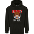 Santa's Not Real Funny Christmas Bah Humbug Xmas Childrens Kids Hoodie Black