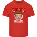 Santa's Not Real Funny Christmas Bah Humbug Xmas Kids T-Shirt Childrens Red