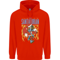 Santalorian Funny Christmas Parody Xmas Childrens Kids Hoodie Bright Red