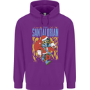 Santalorian Funny Christmas Parody Xmas Childrens Kids Hoodie Purple