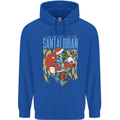 Santalorian Funny Christmas Parody Xmas Childrens Kids Hoodie Royal Blue