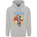 Santalorian Funny Christmas Parody Xmas Childrens Kids Hoodie Sports Grey