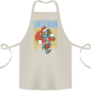 Santalorian Funny Christmas Parody Xmas Cotton Apron 100% Organic Natural