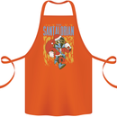 Santalorian Funny Christmas Parody Xmas Cotton Apron 100% Organic Orange