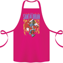 Santalorian Funny Christmas Parody Xmas Cotton Apron 100% Organic Pink