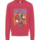 Santalorian Funny Christmas Parody Xmas Kids Sweatshirt Jumper Heliconia