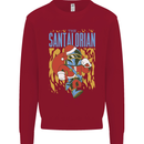 Santalorian Funny Christmas Parody Xmas Kids Sweatshirt Jumper Red