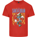 Santalorian Funny Christmas Parody Xmas Kids T-Shirt Childrens Red