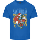 Santalorian Funny Christmas Parody Xmas Kids T-Shirt Childrens Royal Blue
