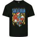 Santalorian Funny Christmas Parody Xmas Mens Cotton T-Shirt Tee Top Black
