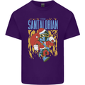 Santalorian Funny Christmas Parody Xmas Mens Cotton T-Shirt Tee Top Purple