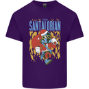 Santalorian Funny Christmas Parody Xmas Mens Cotton T-Shirt Tee Top Purple